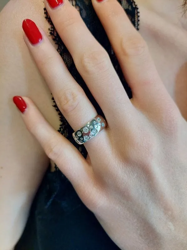 BAGUE MODERNE DIAMANTS sold by 58 Facettes product image thumbnail 2