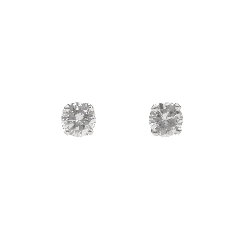 Puces d'oreilles or gris diamants 0,28 Cts sold by 58 Facettes
