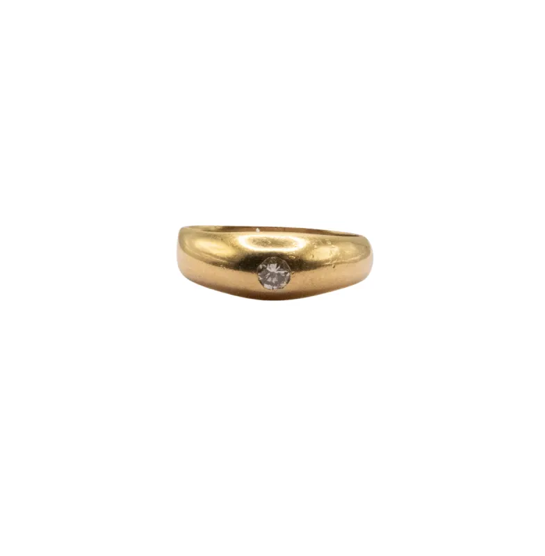 Bague Jonc Or Jaune Diamant made by 58 Facettes
