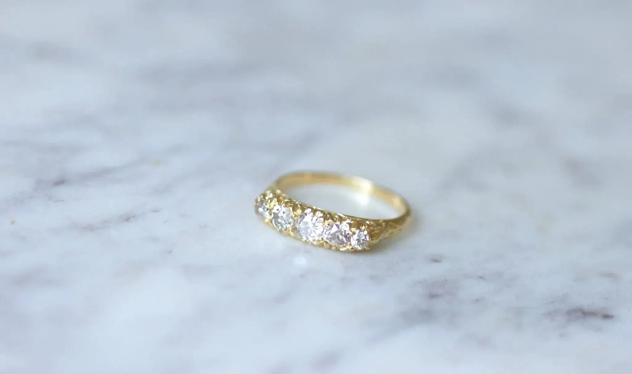 Bague jarretière diamants sold by 58 Facettes product image thumbnail 5