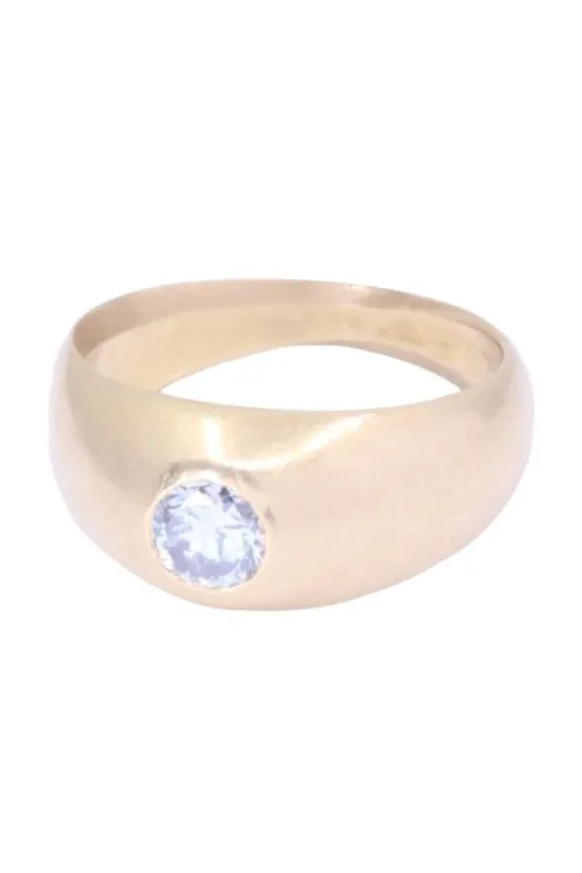 BAGUE JONC ANGLAIS DIAMANT sold by 58 Facettes