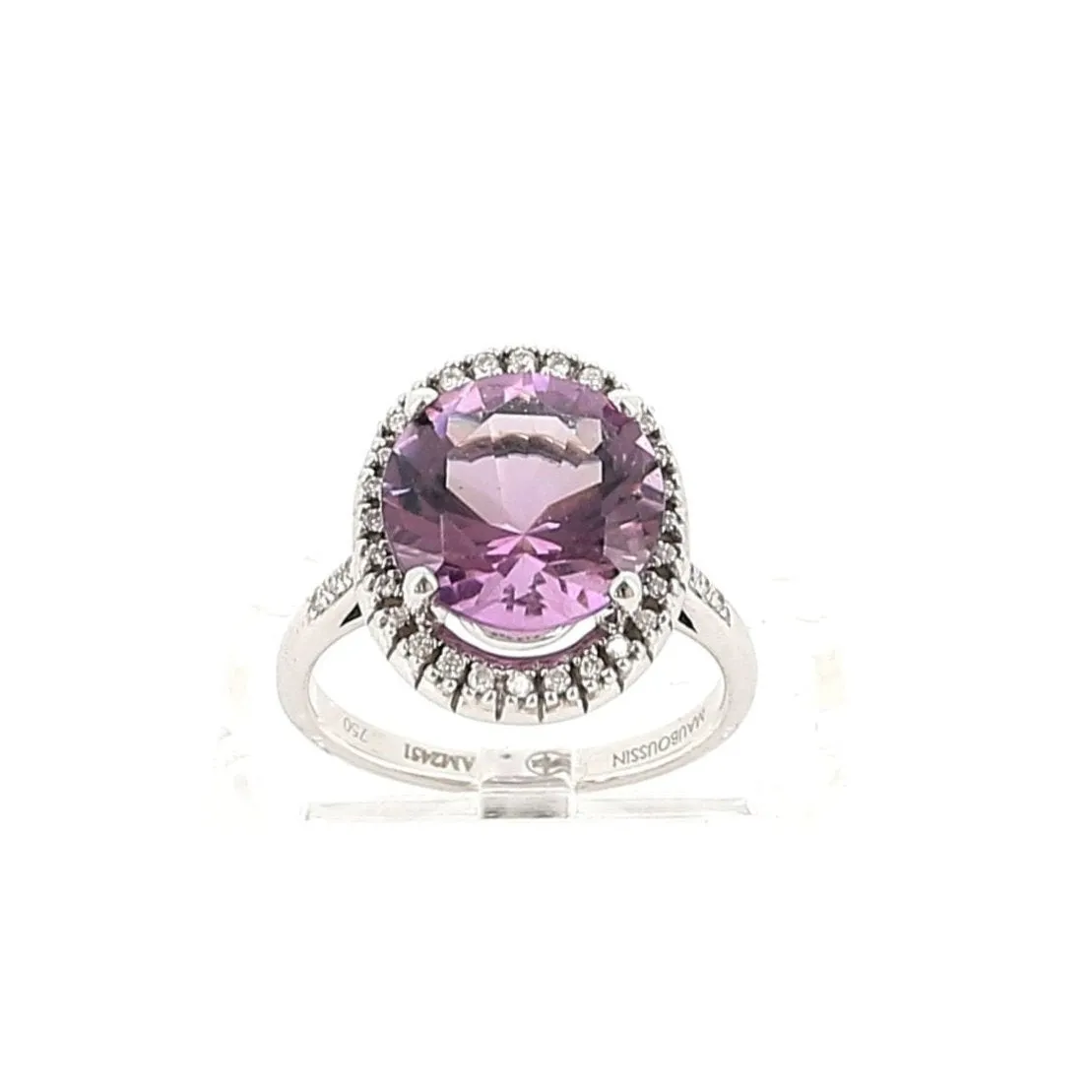 MAUBOUSSIN - Bague Améthyste or blanc et diamants sold by 58 Facettes