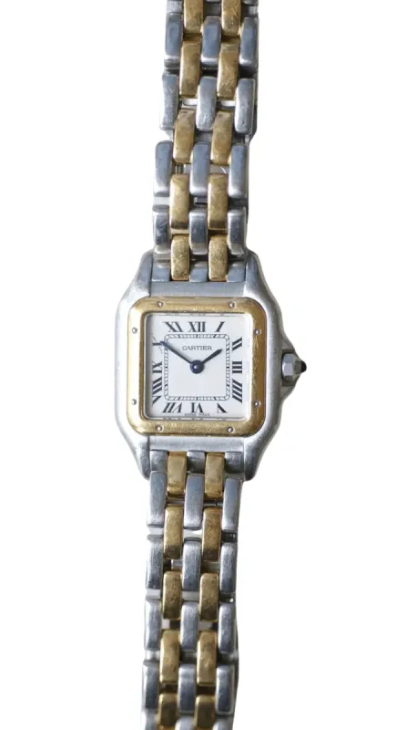 CARTIER - Montre Dame Panthère Or jaune et Acier sold by 58 Facettes
