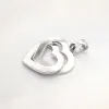 Pendentif Double Cœur Or blanc sold by 58 Facettes