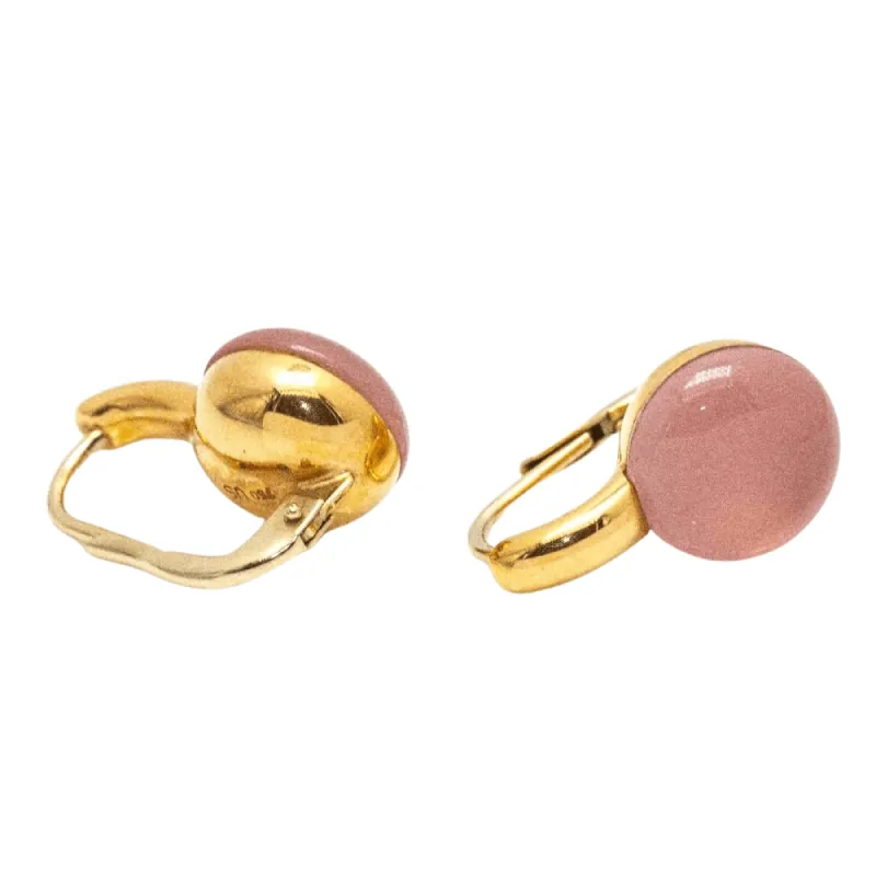 Boucles d'oreilles RIKIO en Or et Quartz Rose sold by 58 Facettes
