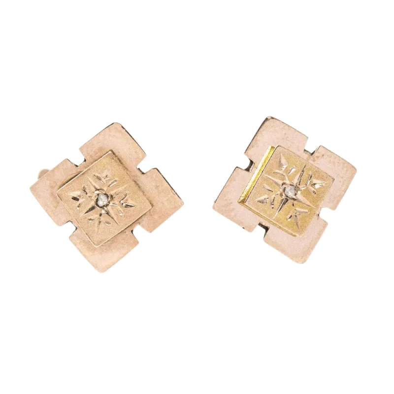 Boucles d'oreilles originales Art Nouveau sold by 58 Facettes