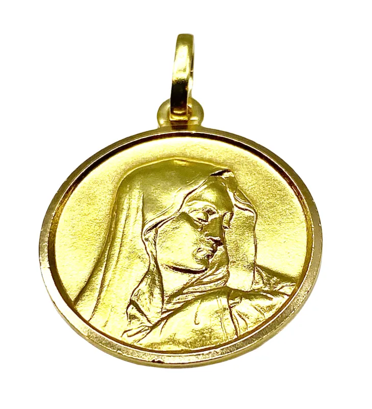 Médaille Vierge en or jaune 18 carats sold by 58 Facettes