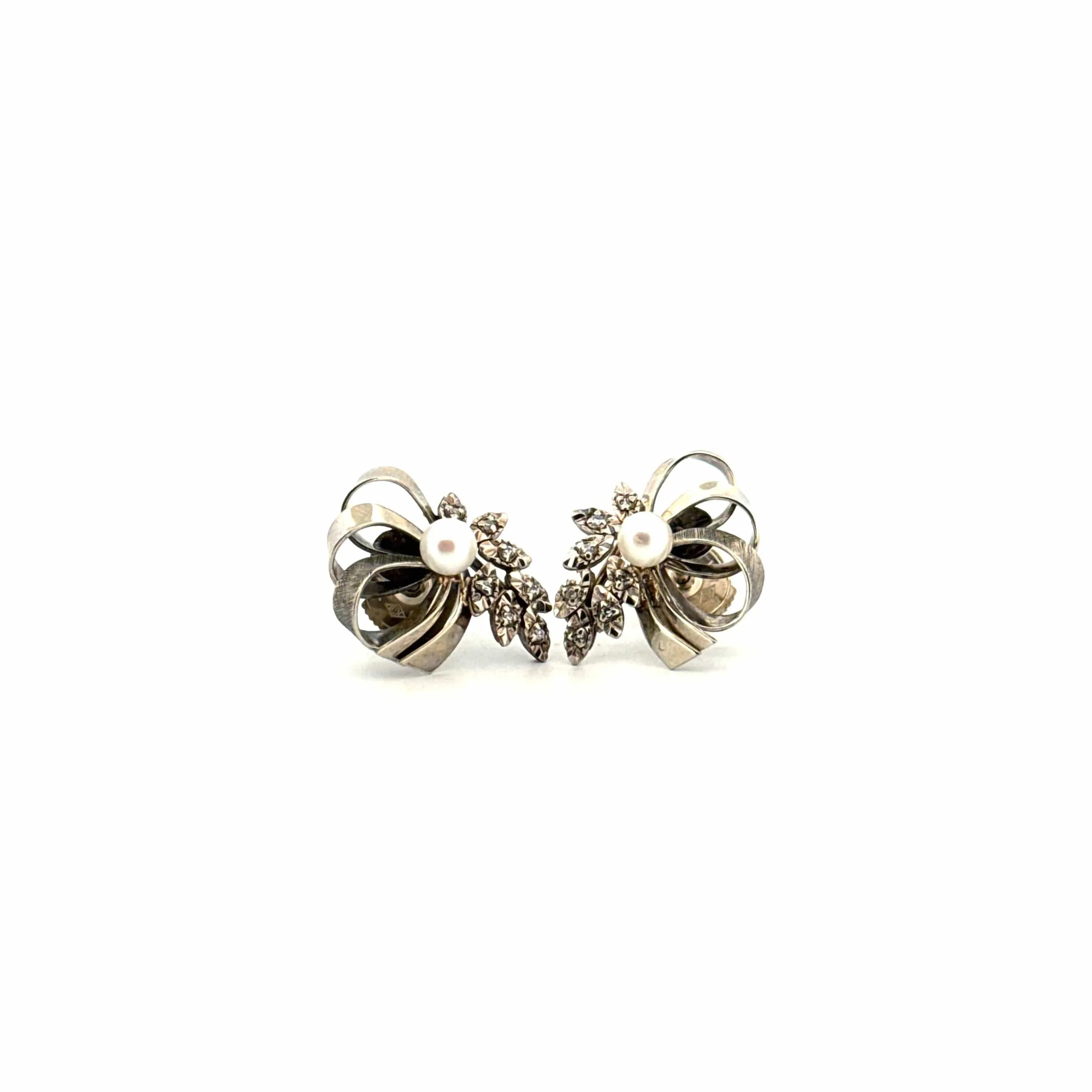 Boucles d'oreilles Or Blanc 18k & Diamants sold by 58 Facettes