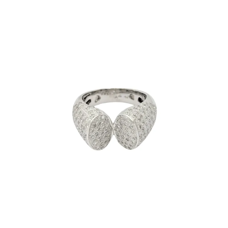 Bague Or blanc Diamants sold by 58 Facettes