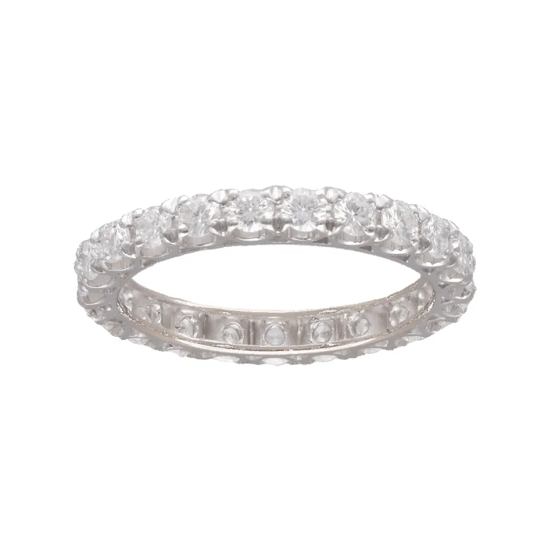 Alliance en or gris 18 Cts avec 1,00 Ct diamants sold by 58 Facettes