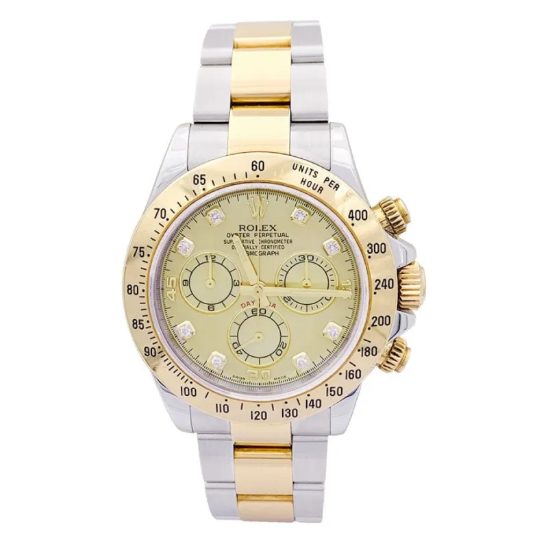Montre Rolex, "Cosmograph Daytona", or jaune et acier. sold by 58 Facettes