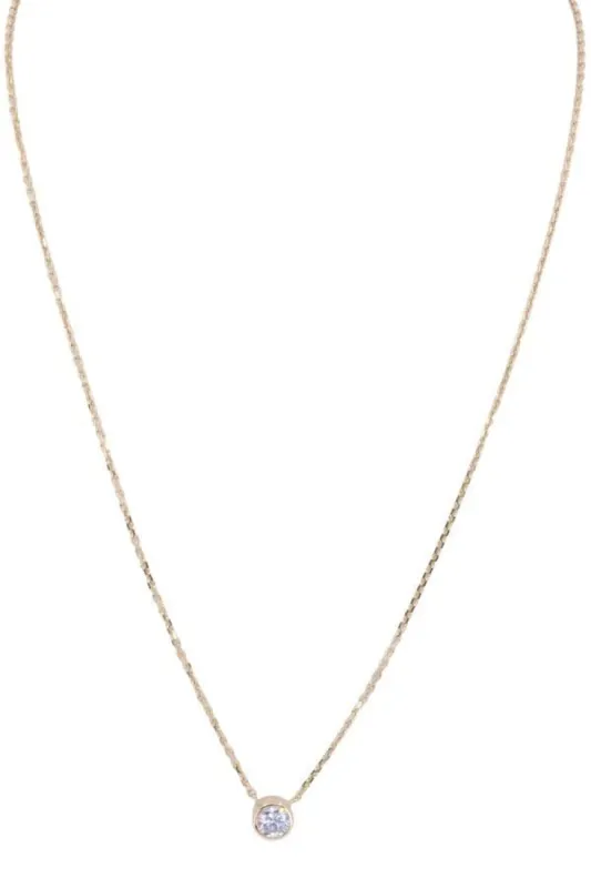 COLLIER DIAMANT SOLITAIRE 0.66 CARAT sold by 58 Facettes