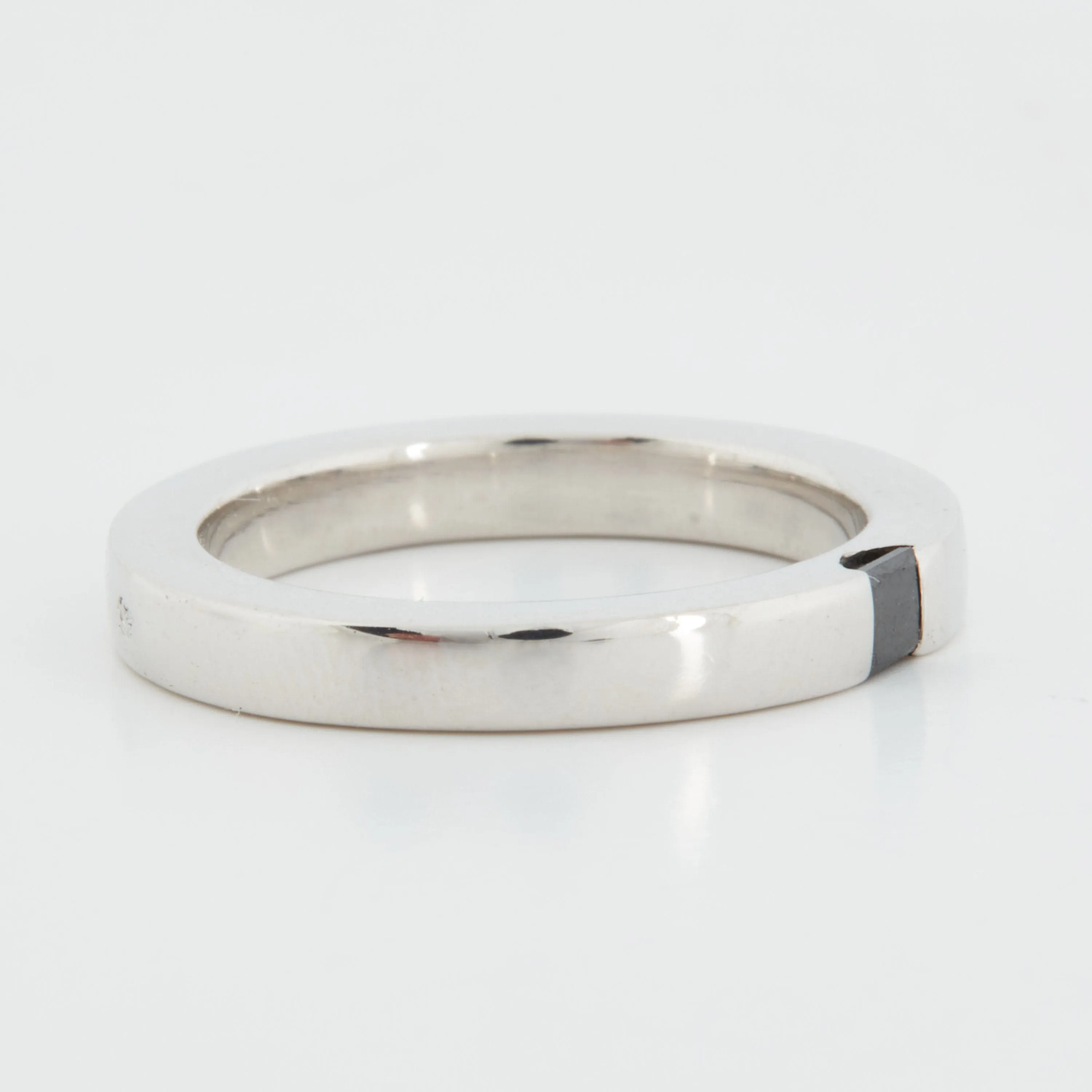 Bague platine - Diamant Noir sold by 58 Facettes product image thumbnail 3