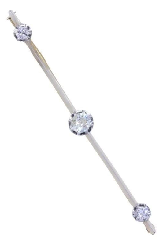BROCHE ANCIENNE DIAMANTS sold by 58 Facettes