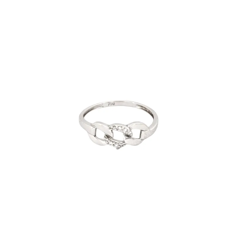 Bague en or blanc et diamants sold by 58 Facettes