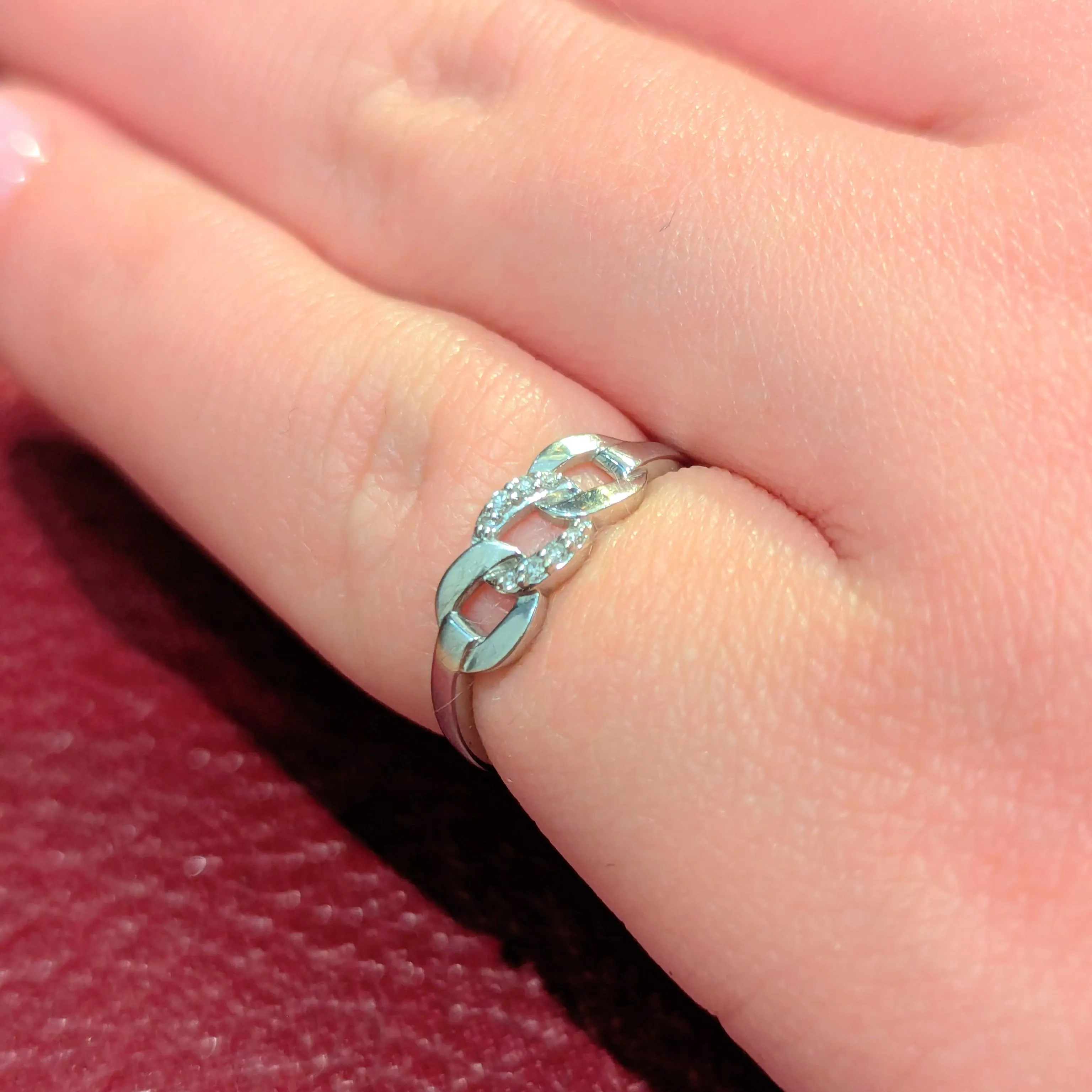 Bague en or blanc et diamants sold by 58 Facettes product image thumbnail 2