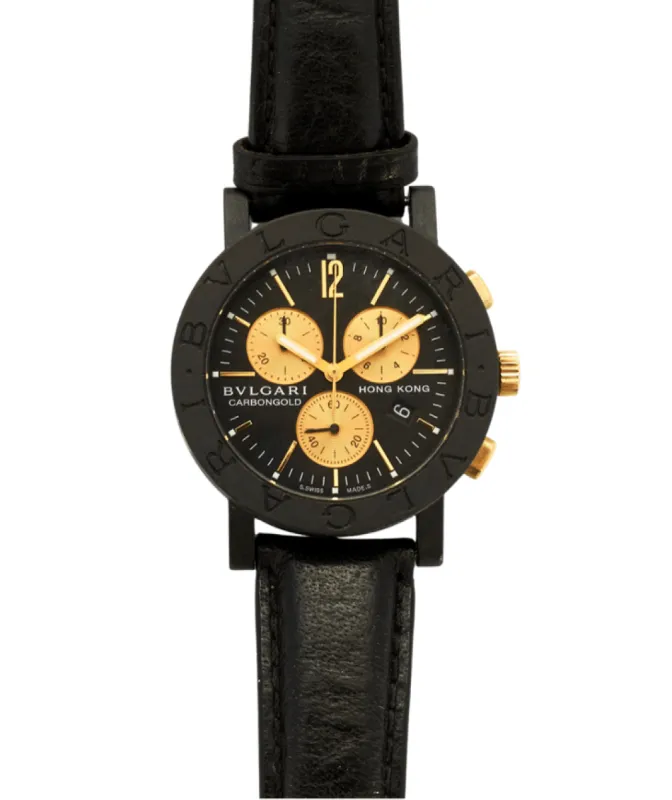 BULGARI - Montre Carbongold Chronograph sold by 58 Facettes