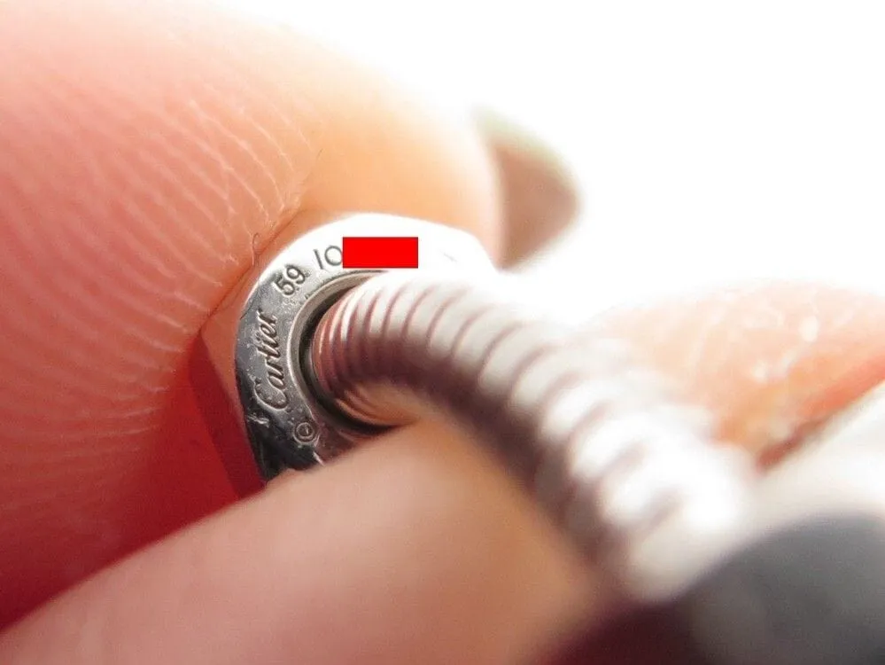 bague CARTIER ecrou en or blanc sold by 58 Facettes product image thumbnail 5