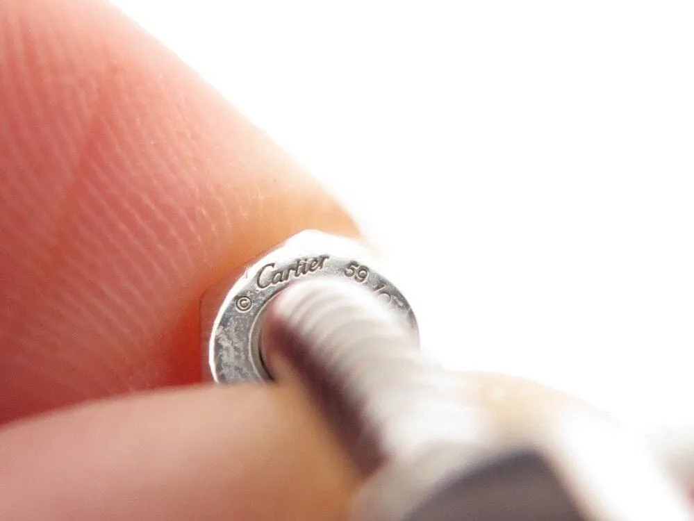 bague CARTIER ecrou en or blanc sold by 58 Facettes product image thumbnail 4