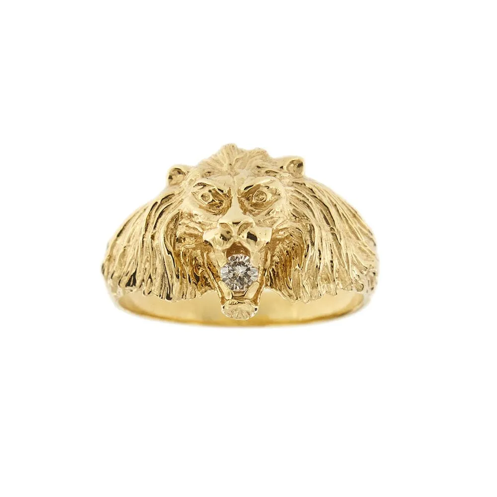 Bague tête de lion avec diamants sold by 58 Facettes product image thumbnail 4