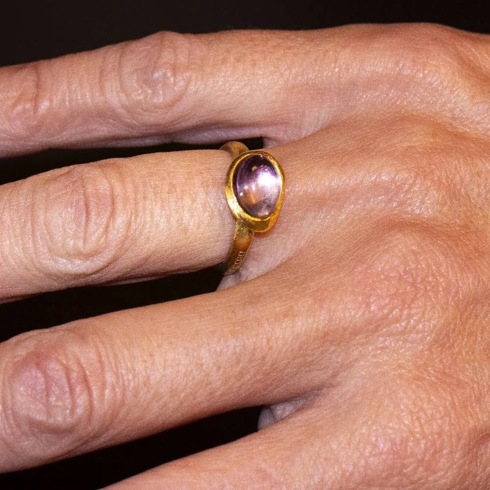 MARCO BICEGO - yellow gold ring with amethyst sold by 58 Facettes product image thumbnail 2