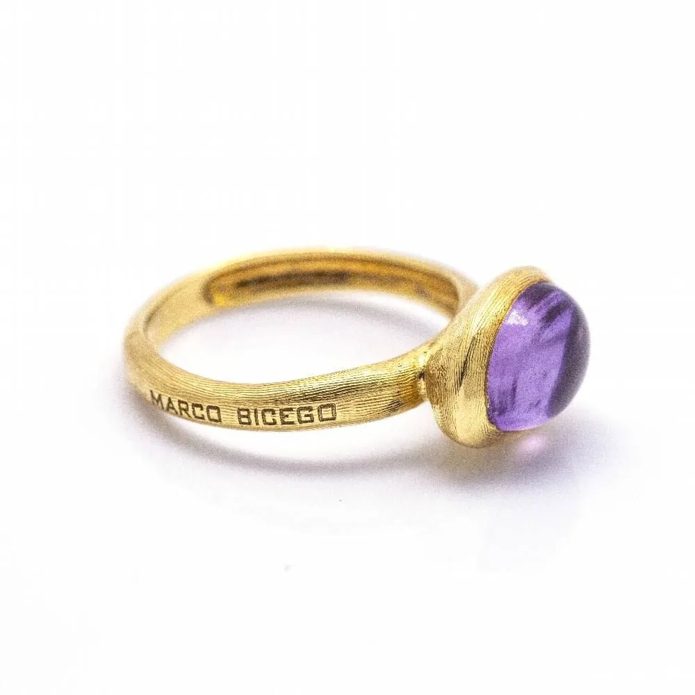MARCO BICEGO - yellow gold ring with amethyst sold by 58 Facettes product image thumbnail 3