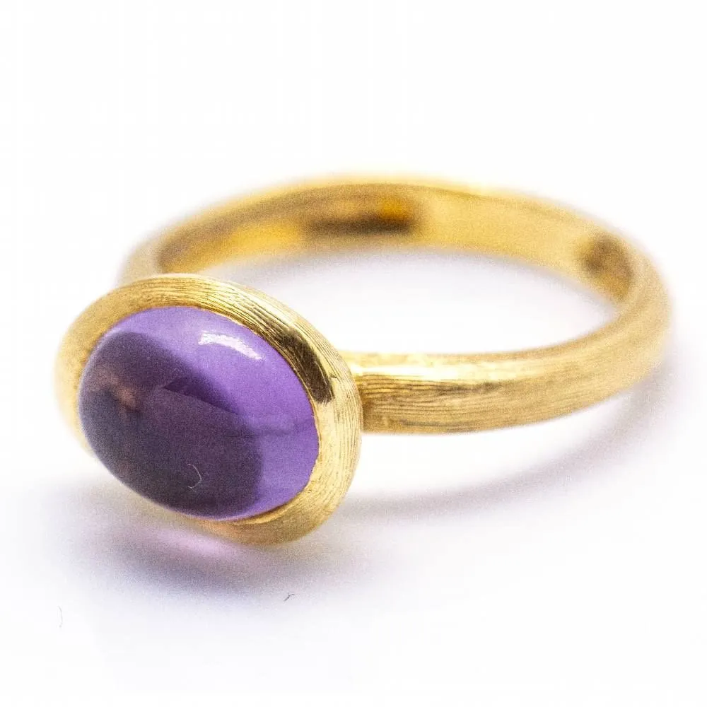 MARCO BICEGO - yellow gold ring with amethyst sold by 58 Facettes product image thumbnail 4