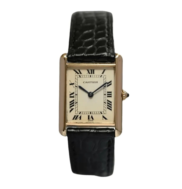 CARTIER - Montre Tank 18K sold by 58 Facettes