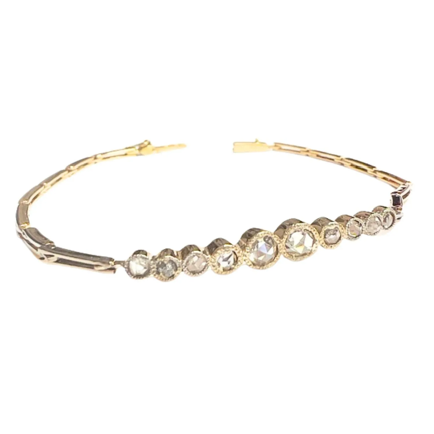 Bracelet Art Déco perles diamants sold by 58 Facettes