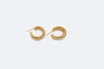 Boucles d'oreilles tube à gaz en or jaune sold by 58 Facettes