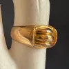 Bague tank à godrons Art Déco sold by 58 Facettes