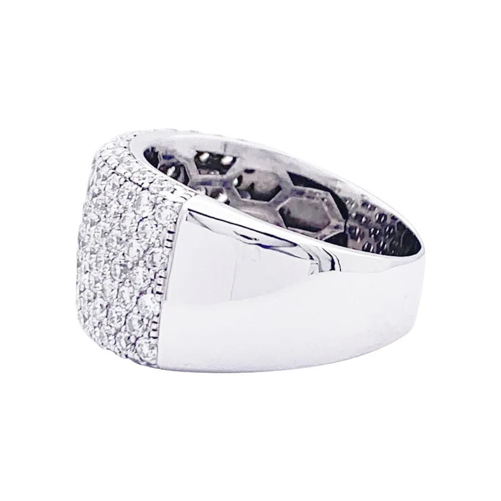 Bague pavage or blanc, diamants. sold by 58 Facettes product image thumbnail 5