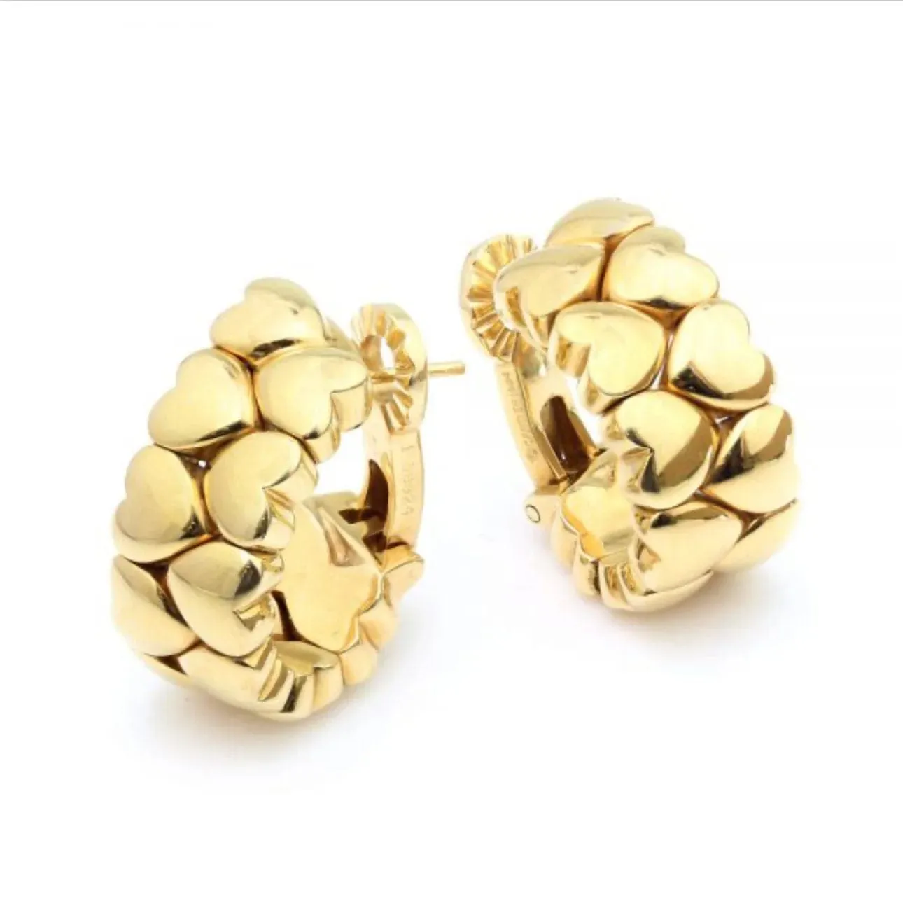 CARTIER - boucles d'oreilles Double Coeurs en or jaune sold by 58 Facettes