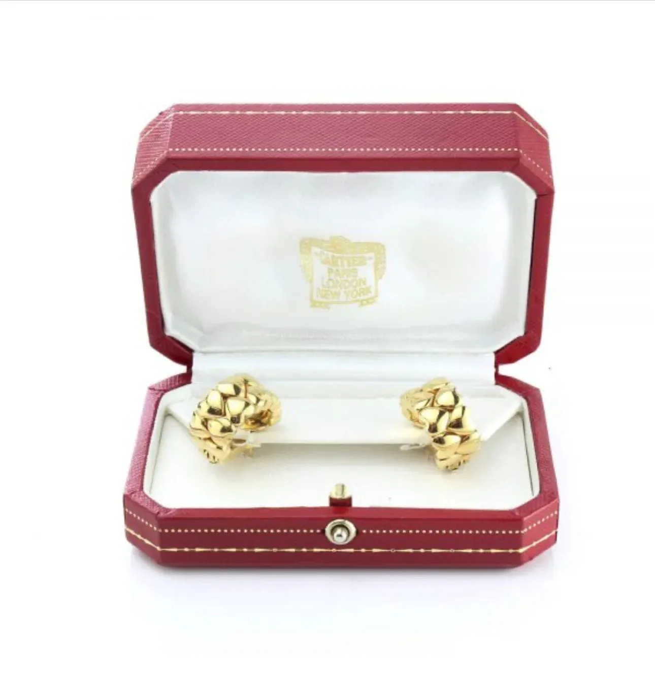 CARTIER - boucles d'oreilles Double Coeurs en or jaune sold by 58 Facettes product image thumbnail 2