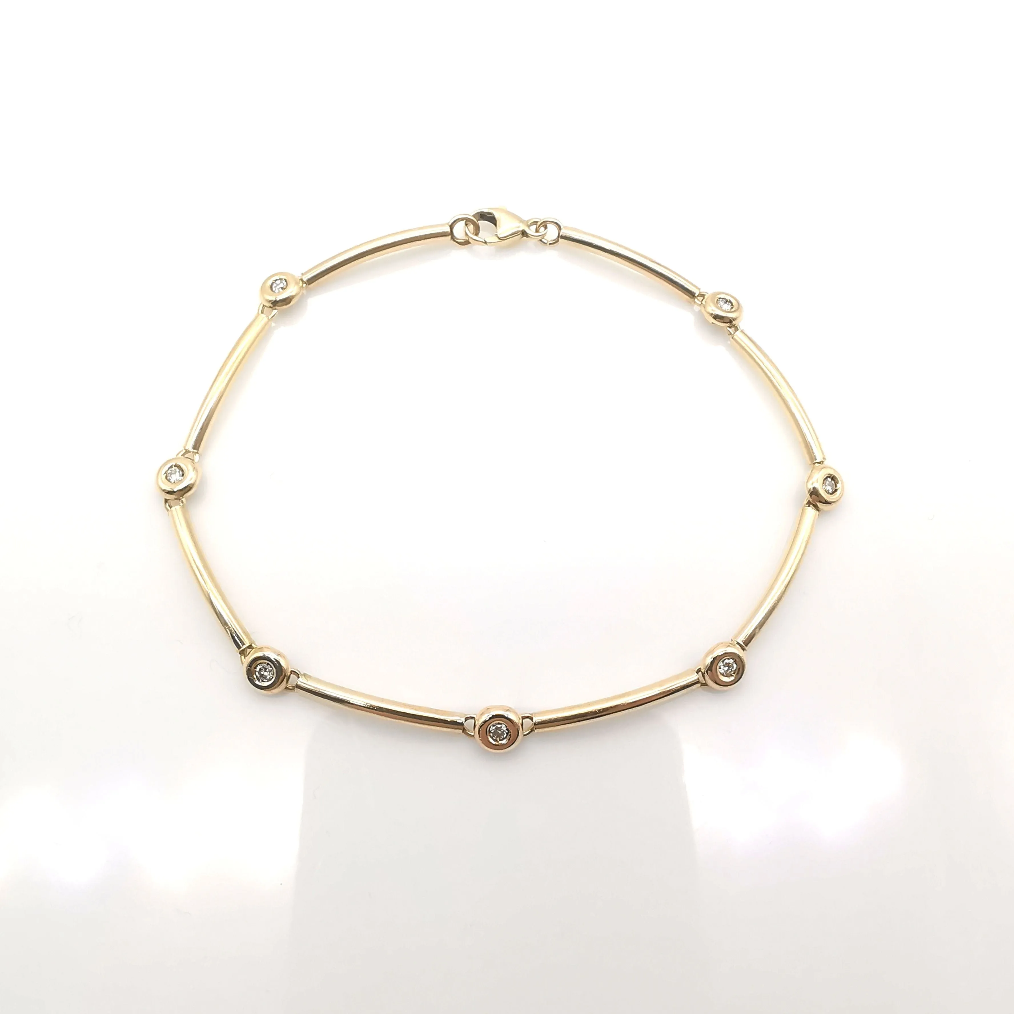 Bracelet Or jaune Diamants sold by 58 Facettes product image thumbnail 2