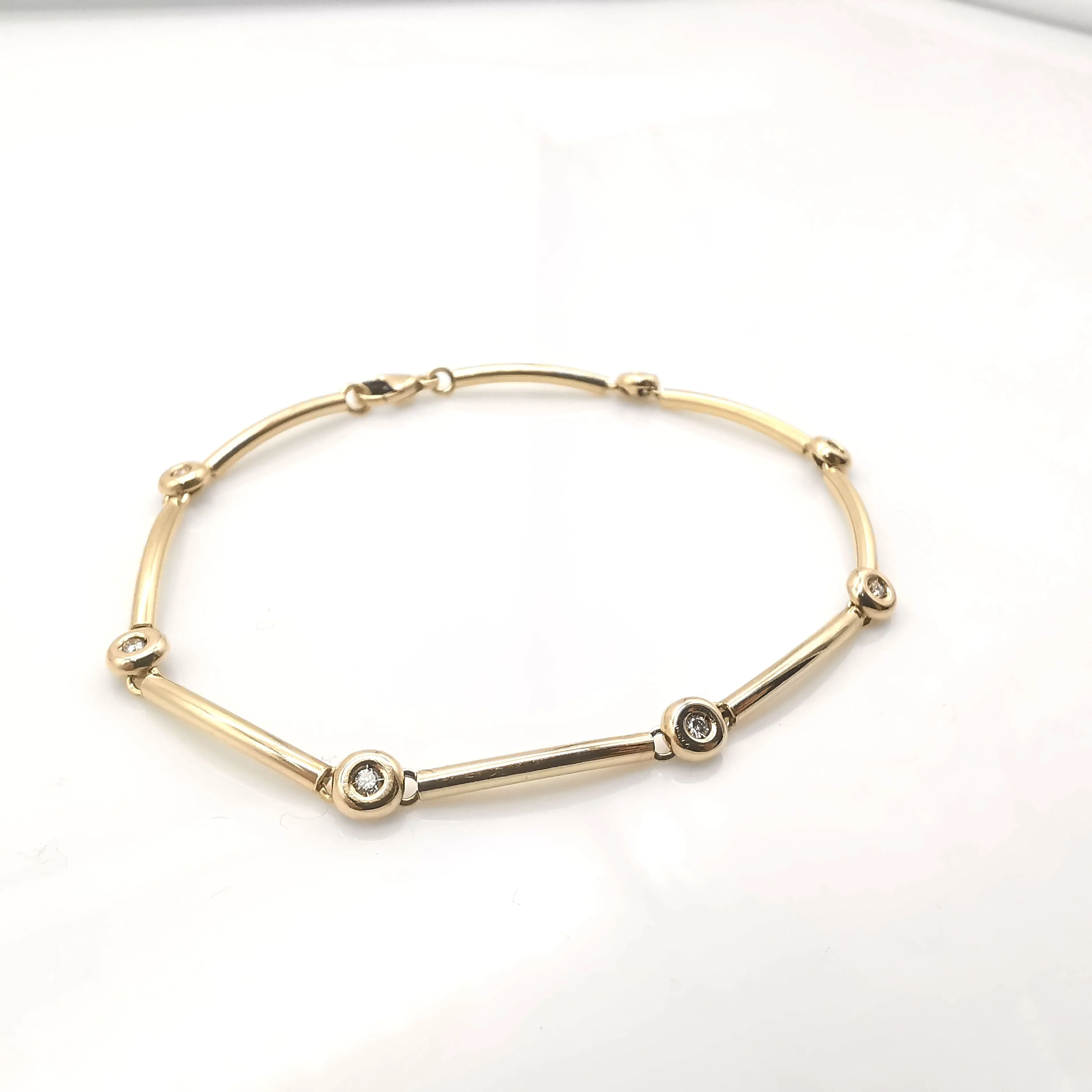 Bracelet Or jaune Diamants sold by 58 Facettes product image thumbnail 3