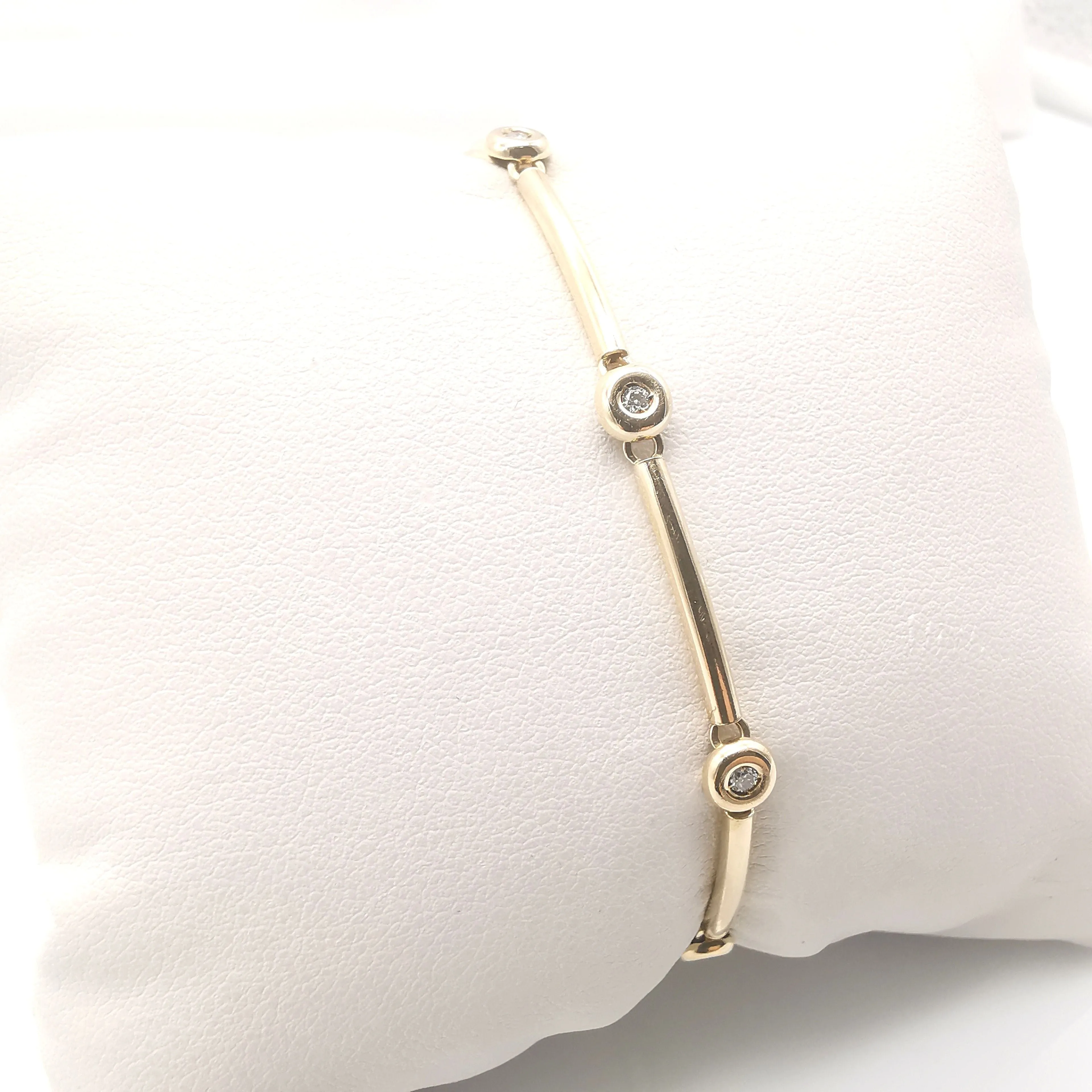 Bracelet Or jaune Diamants sold by 58 Facettes product image thumbnail 5