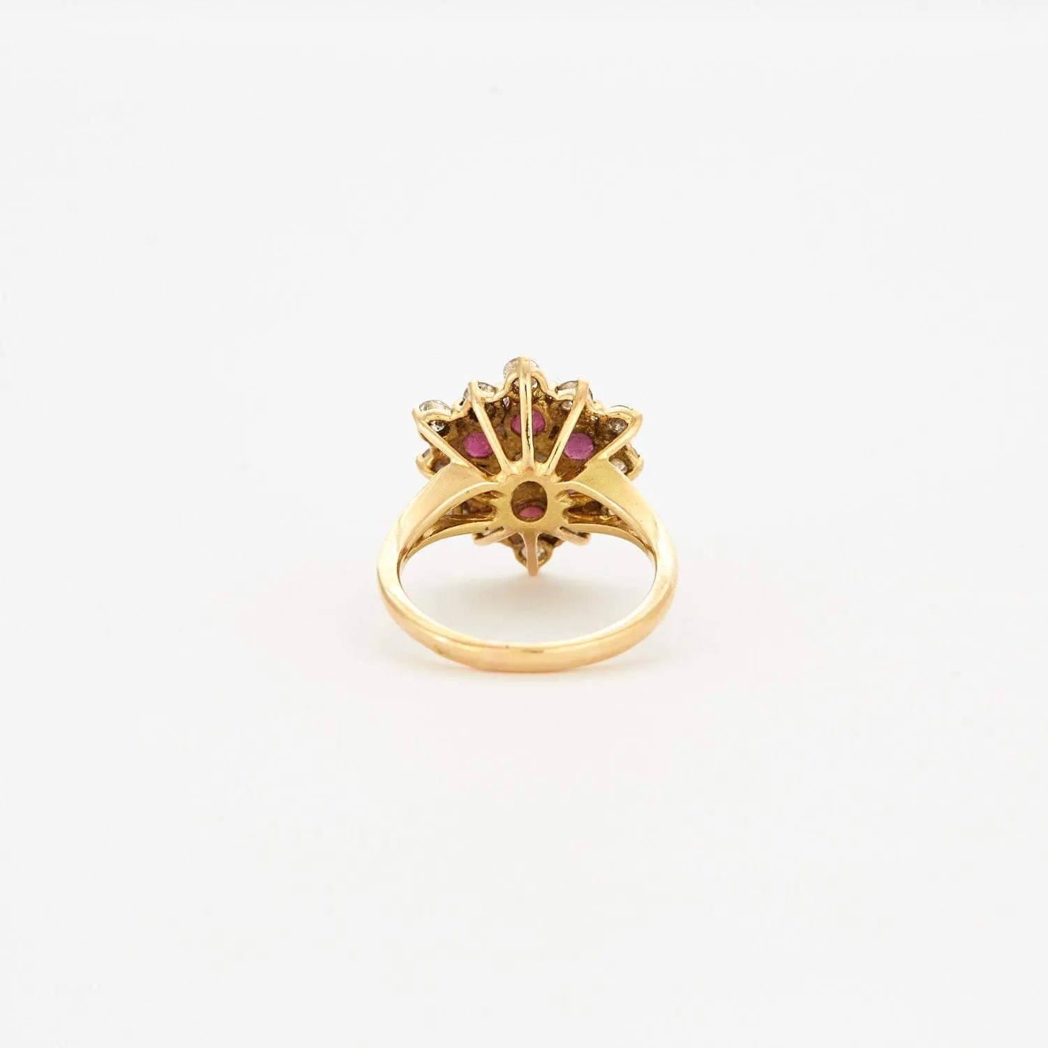 Bague or jaune Rubis et diamants sold by 58 Facettes product image thumbnail 5