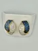 Boucles d’oreilles diamants saphir sold by 58 Facettes