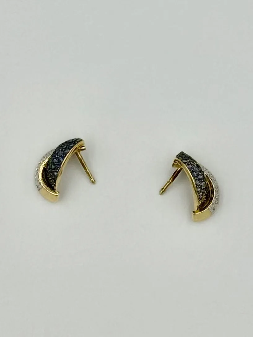 Boucles d’oreilles diamants saphir sold by 58 Facettes product image thumbnail 4