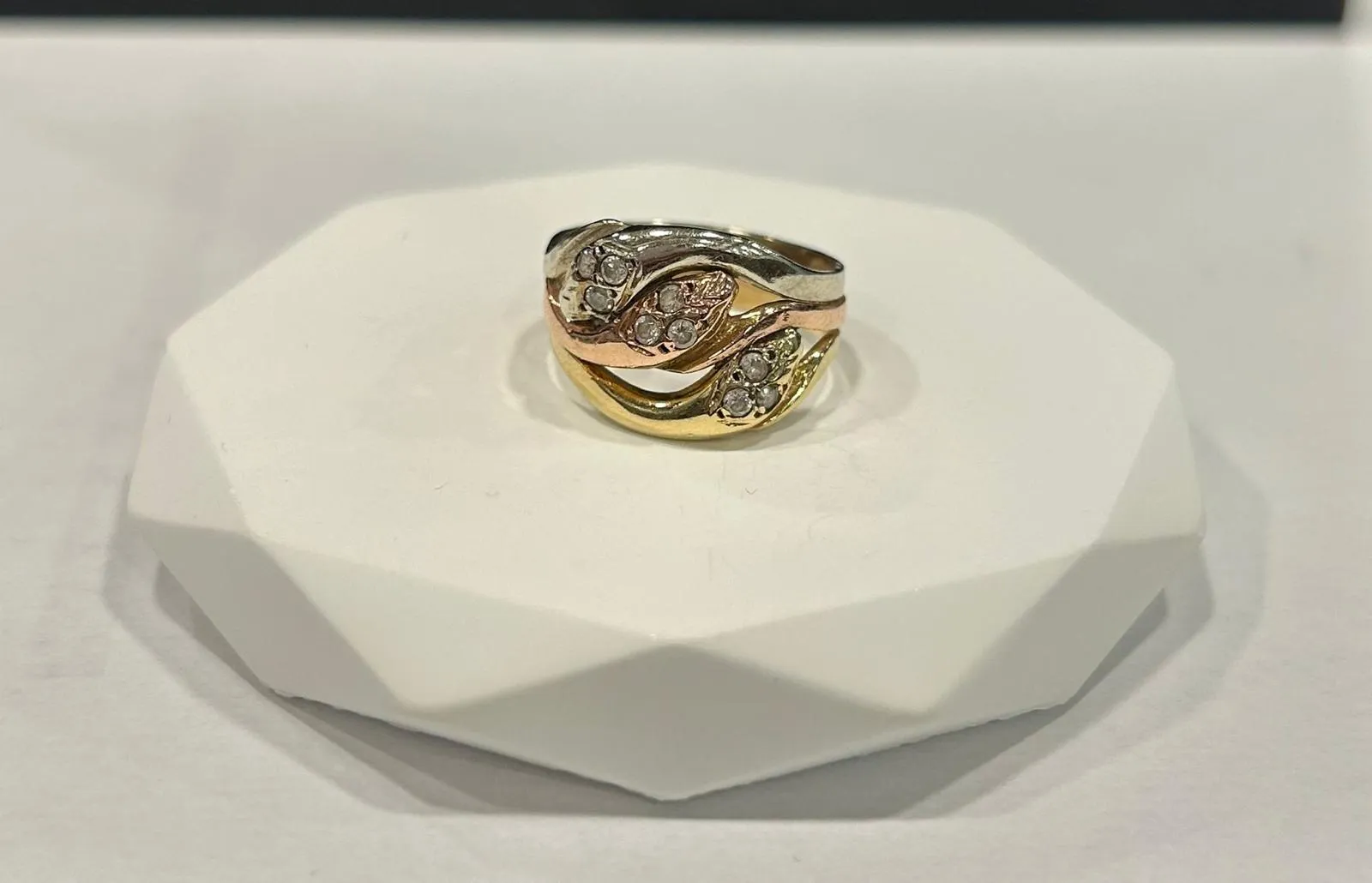 Bagues serpents les 3 ors quartz sold by 58 Facettes product image thumbnail 2