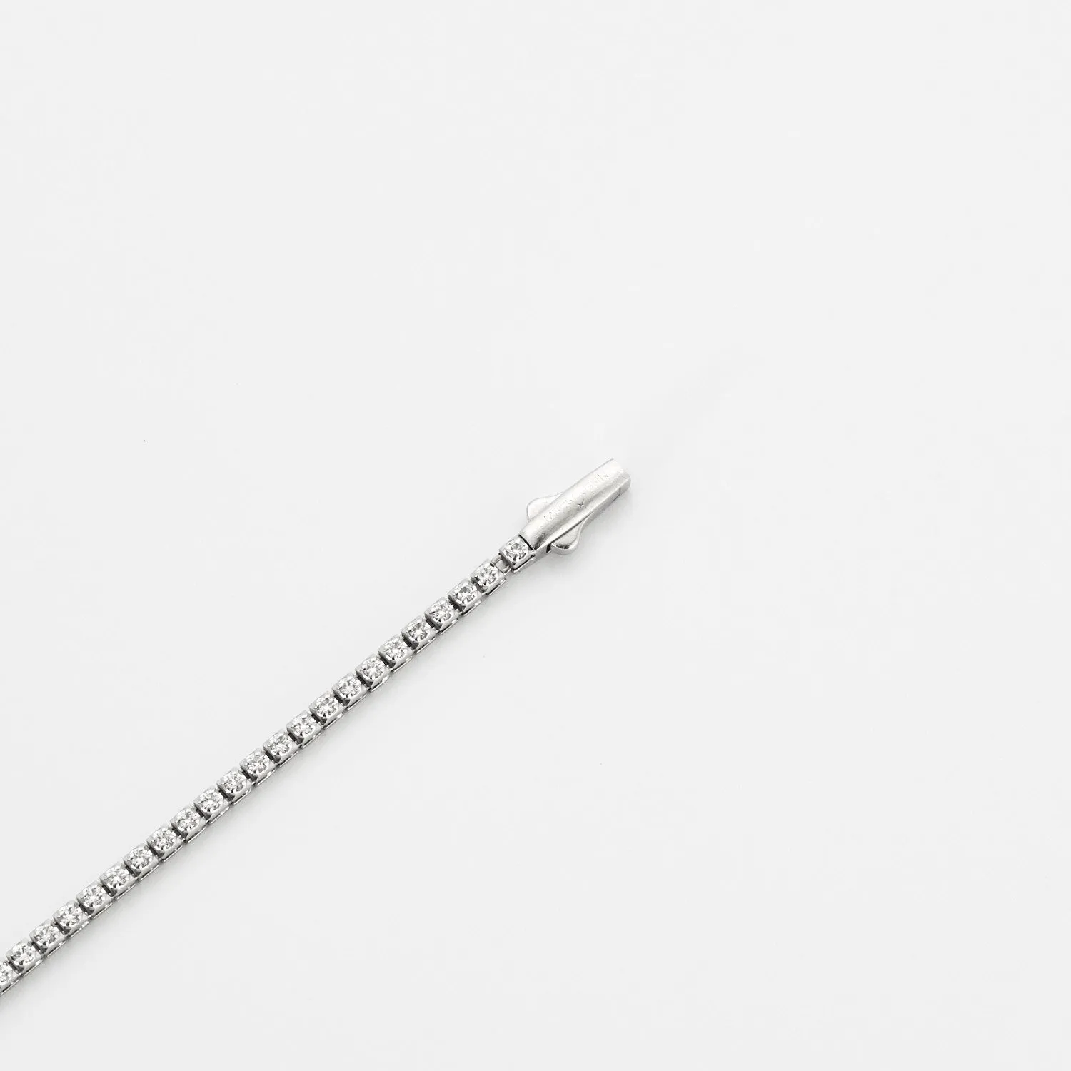 MAUBOUSSIN - Bracelet Tu es ma rivière d'amour or gris diamants sold by 58 Facettes product image thumbnail 5