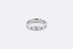 Bague en or blanc avec diamants sold by 58 Facettes