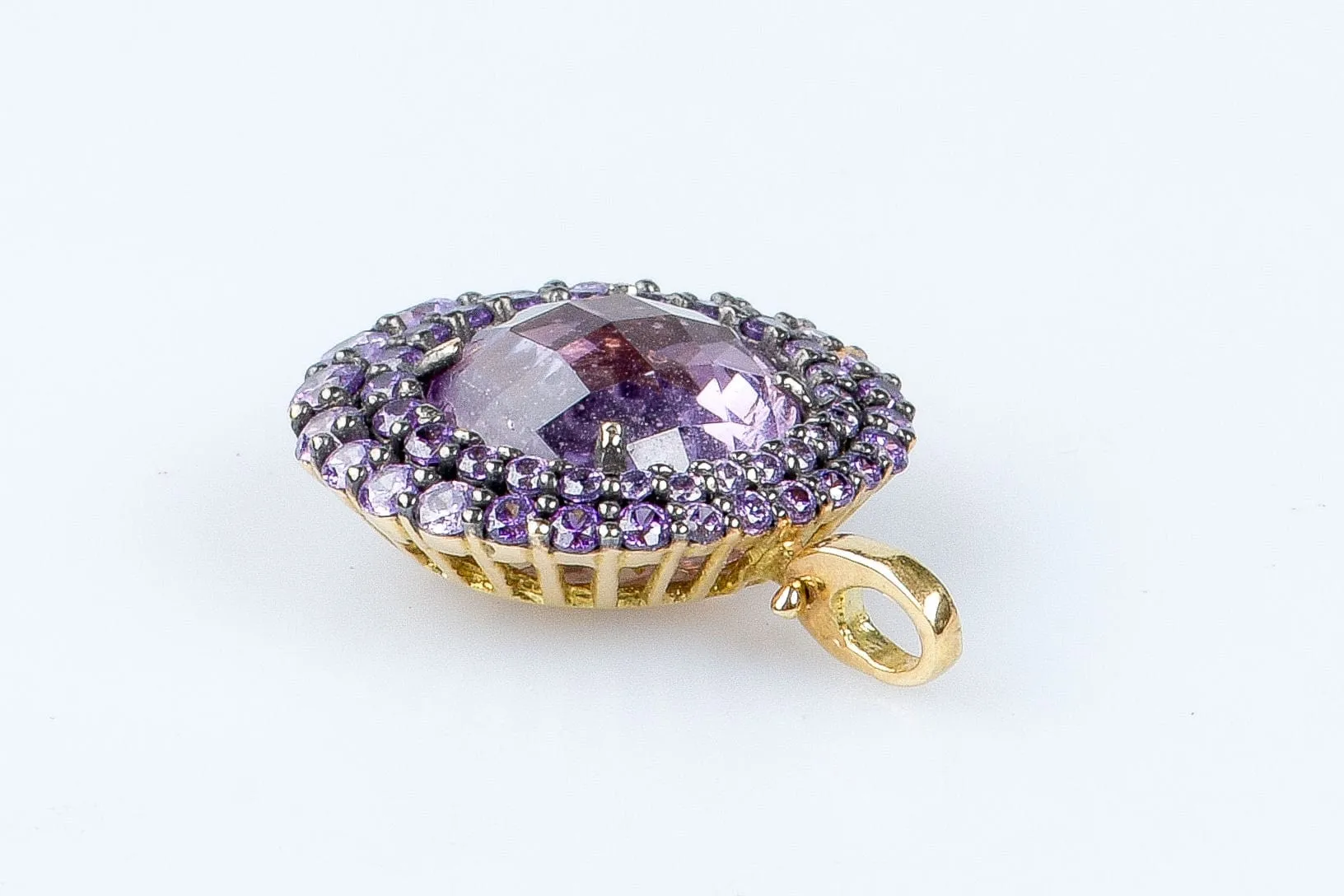 Pendentif améthyste en or massif sold by 58 Facettes product image thumbnail 4