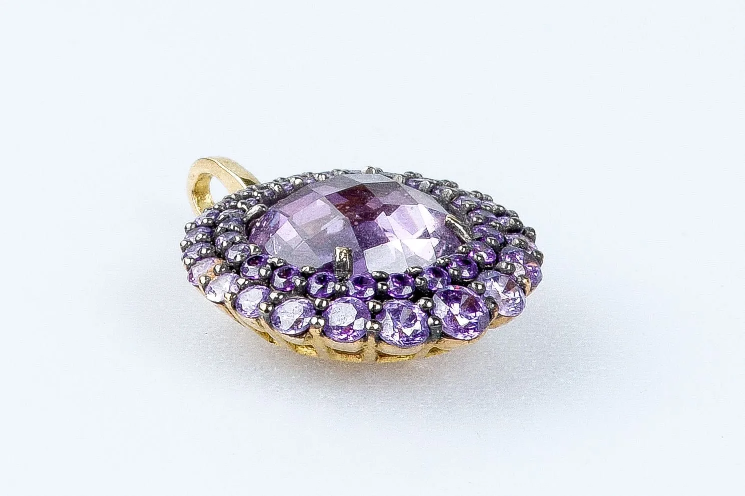 Pendentif améthyste en or massif sold by 58 Facettes product image thumbnail 2