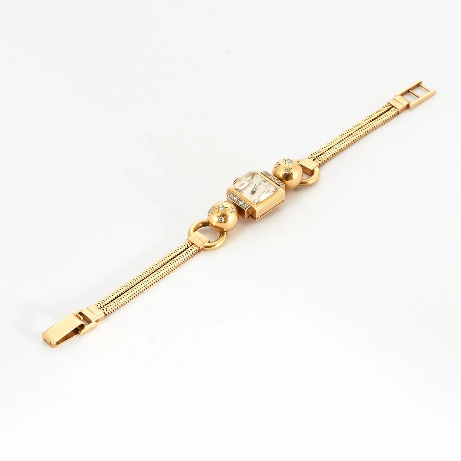 Montre or jaune diamants sold by 58 Facettes product image thumbnail 2