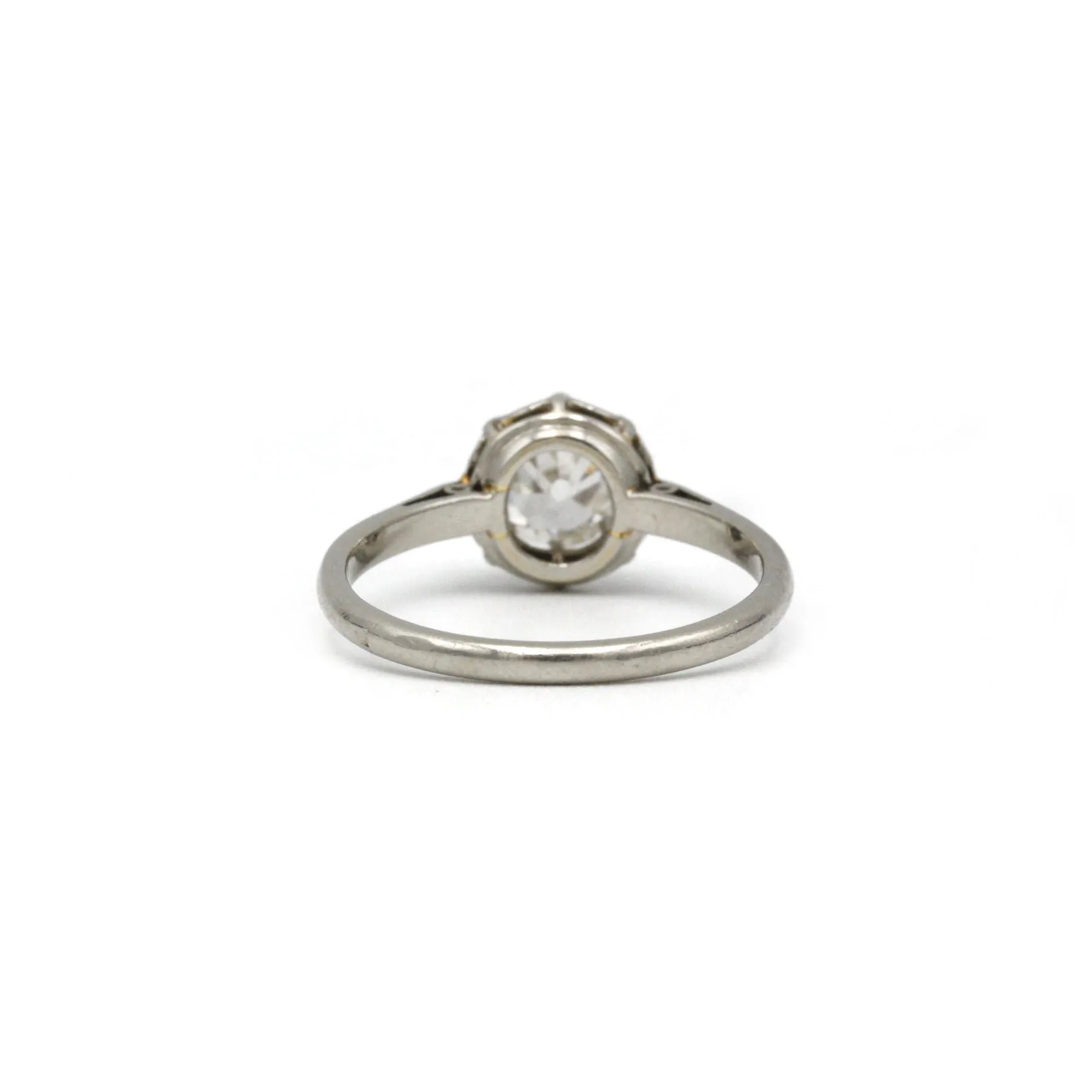 Solitaire - platine et diamant sold by 58 Facettes product image thumbnail 3