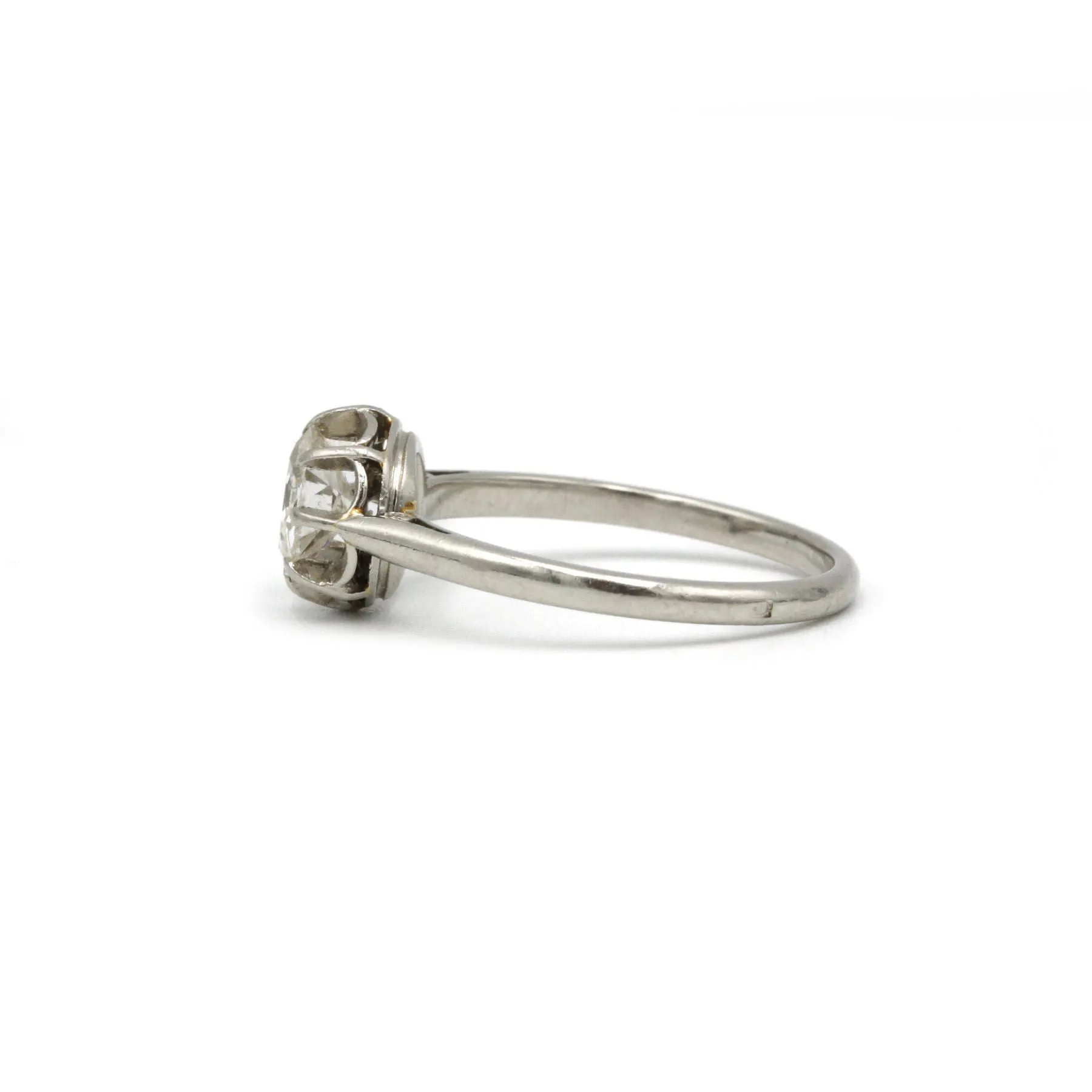 Solitaire - platine et diamant sold by 58 Facettes product image thumbnail 2