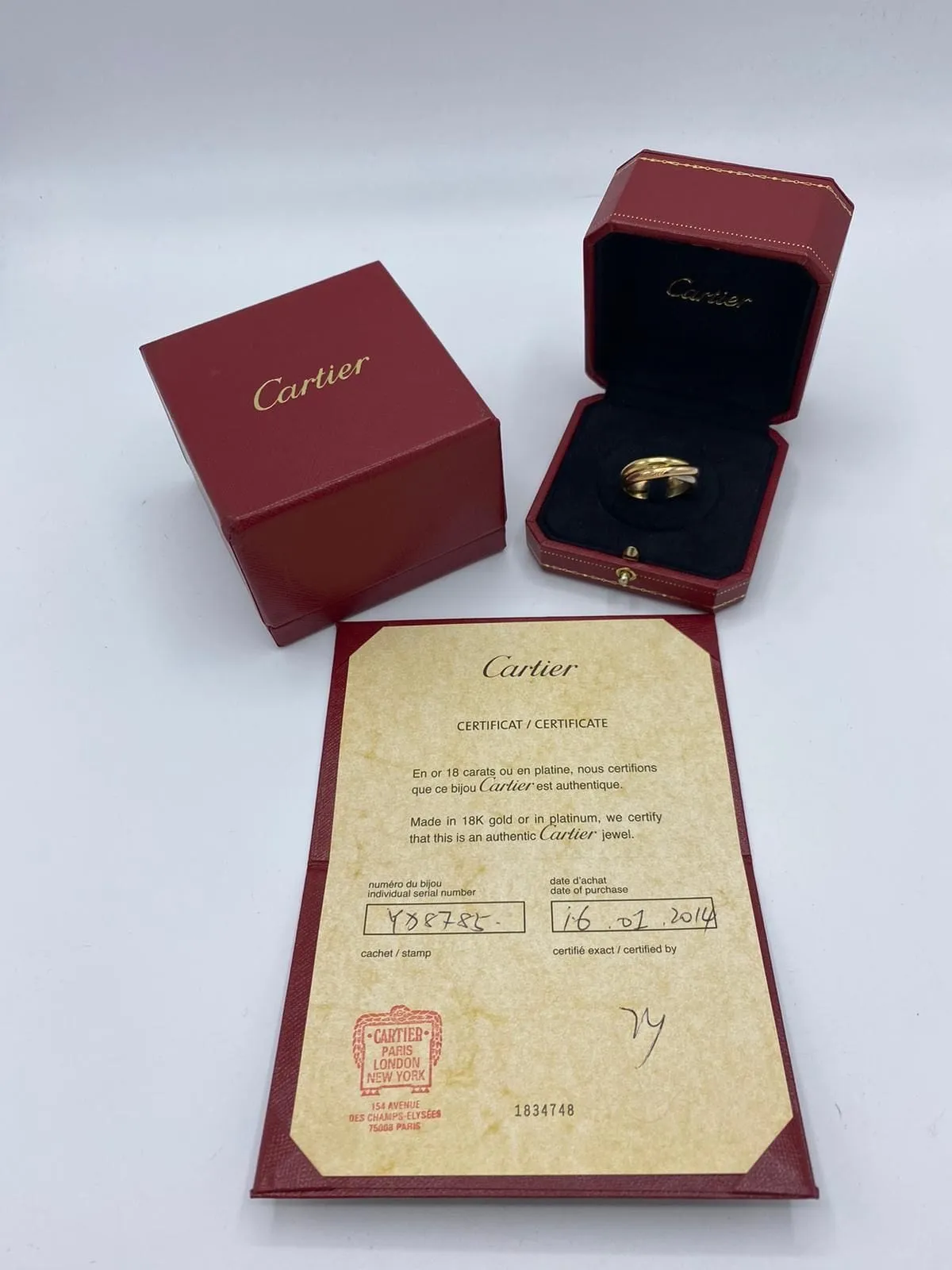 Cartier - Alliance Trinity 3 ors sold by 58 Facettes product image thumbnail 3