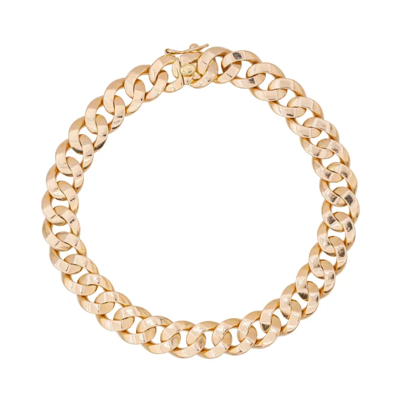 Bracelet Gourmette Or rose sold by 58 Facettes